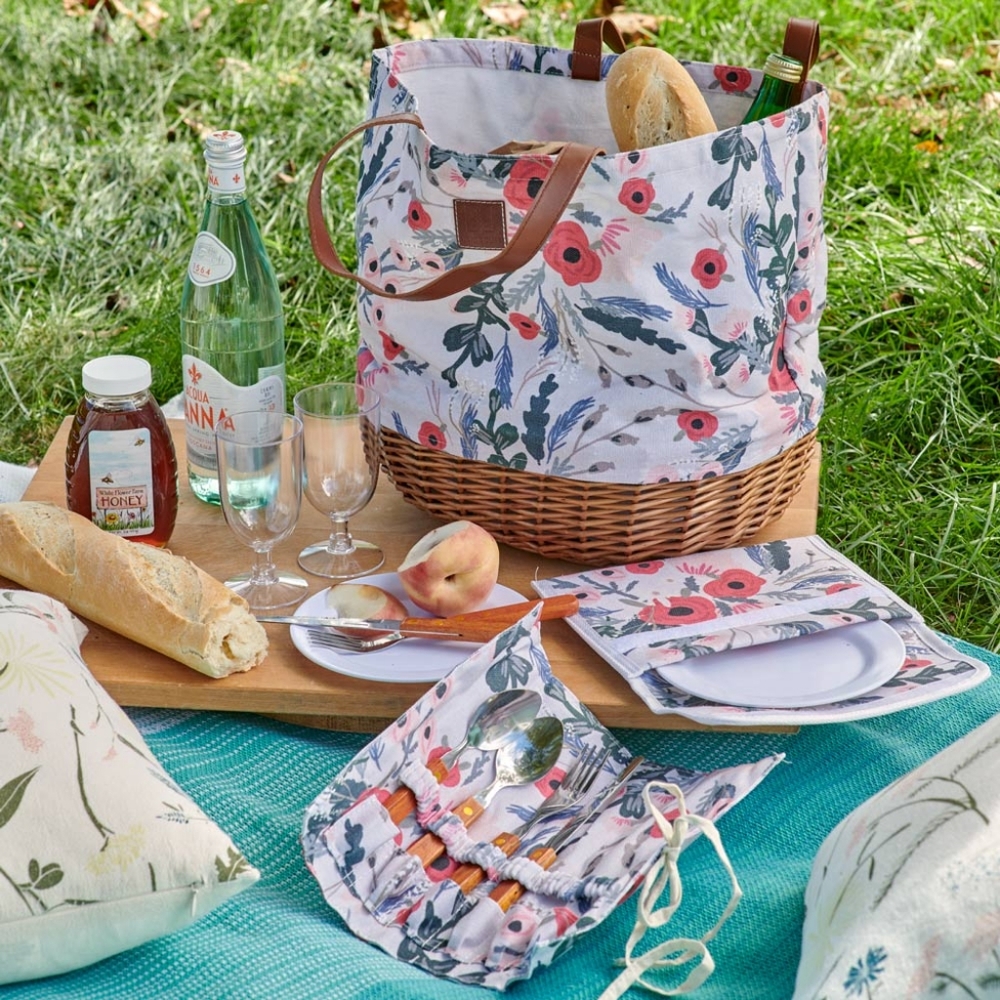 PICNIC TIME Promenade Picnic Basket for 2 Tote Bag
